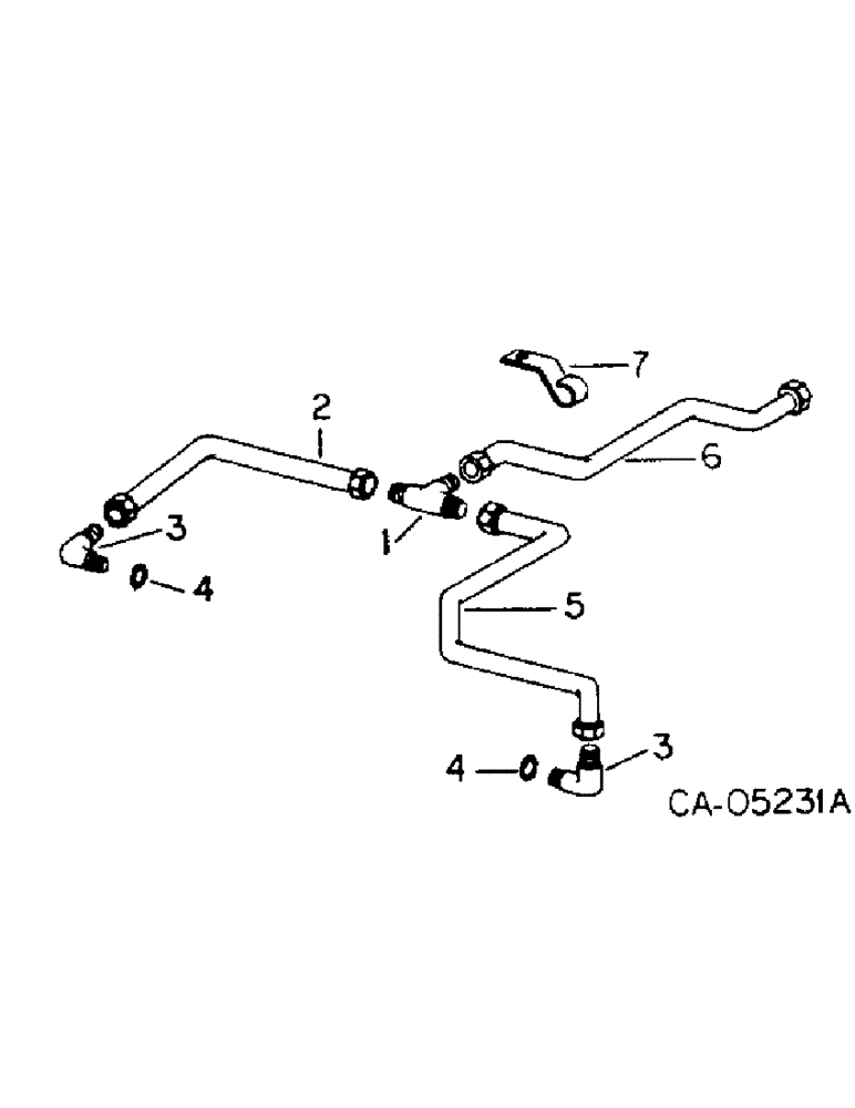 Схема запчастей Case IH 3388 - (04-03) - BRAKES, MASTER BRAKE LUBRICATION (5.1) - BRAKES