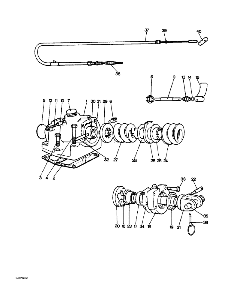 Схема запчастей Case IH 1210 - (8-48) - SELECTIVE SENSING ASSEMBLY (08) - HYDRAULICS