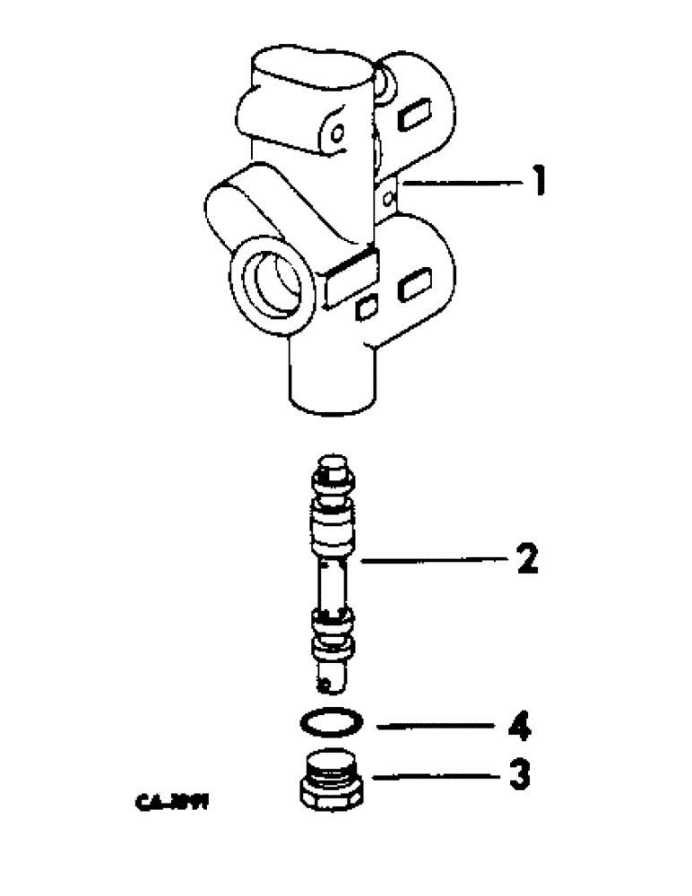 Схема запчастей Case IH 454 - (10-51) - HYDRAULICS, FLOW DIVIDER VALVE (07) - HYDRAULICS