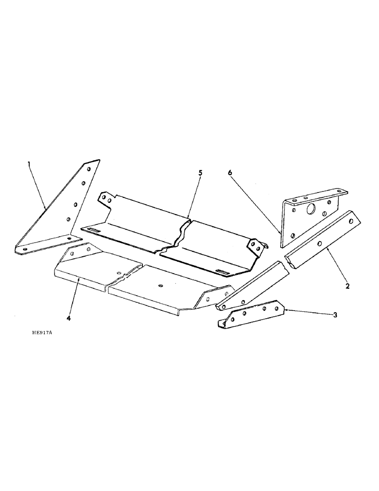 Схема запчастей Case IH 510 - (B-24) - FOOTBOARD 