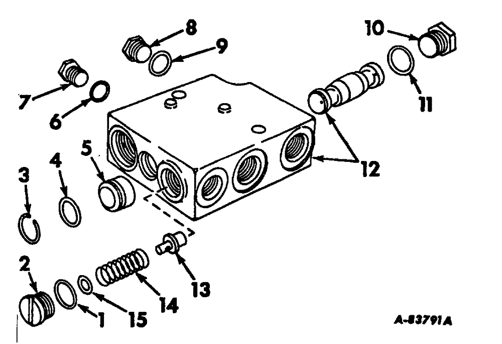 Схема запчастей Case IH 2444 - (J-09[01]) - STEERING MECHANISM, FLOW DIVIDER VALVE, TRACTORS WITH POWER STEERING Steering Mechanism