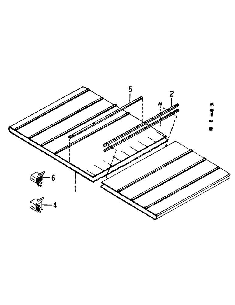 Схема запчастей Case IH 75 - (A-12) - CONVEYOR, CANVAS APRON 