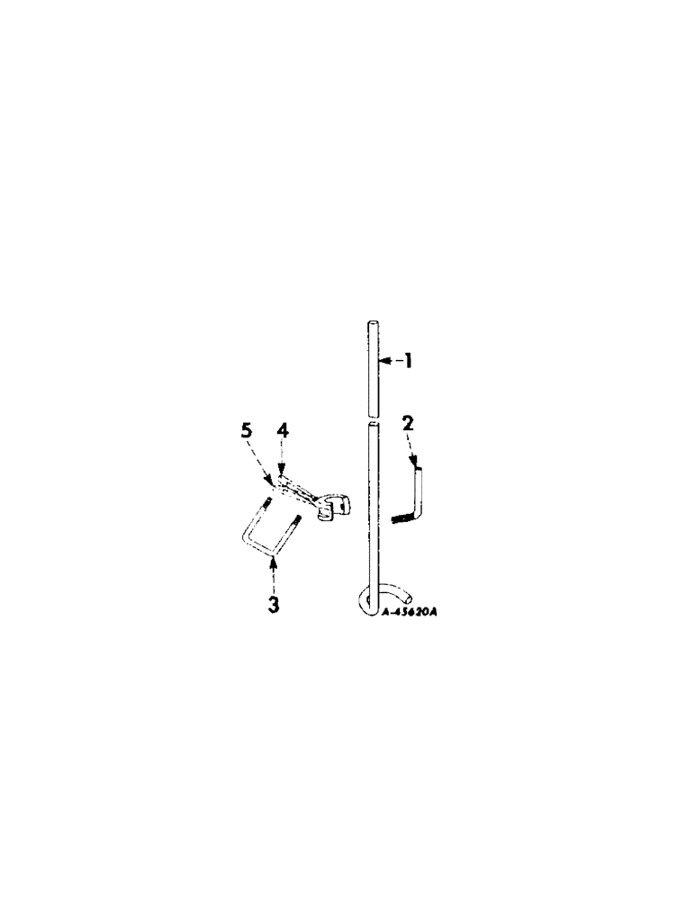 Схема запчастей Case IH 465A - (W-22[B]) - SUPPORT STAND 