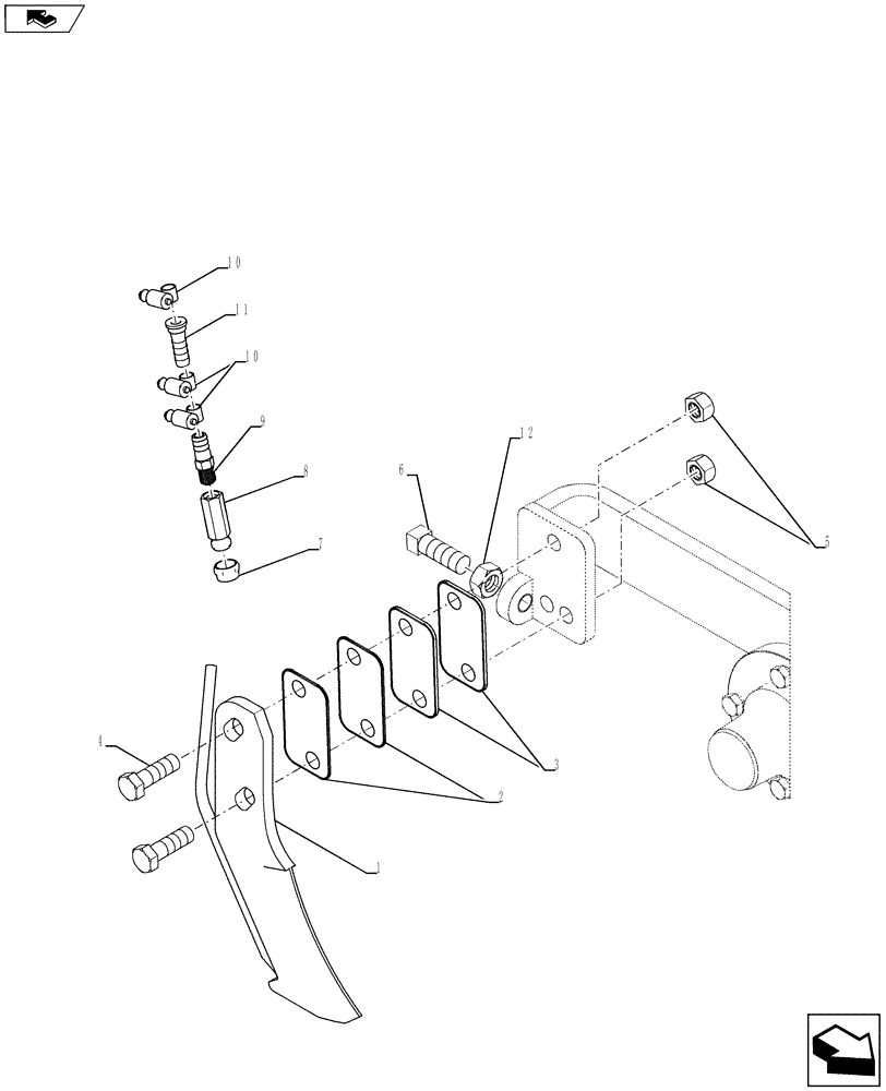 Схема запчастей Case IH 930 - (88.100.06) - COULTER KNIFE KIT (88) - ACCESSORIES