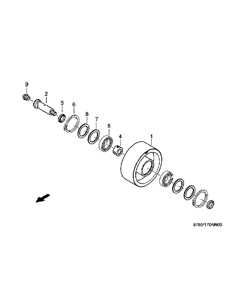 Схема запчастей Case IH 8790 - (019) - DRIVE SYSTEM, IDLER (14) - MAIN GEARBOX & DRIVE