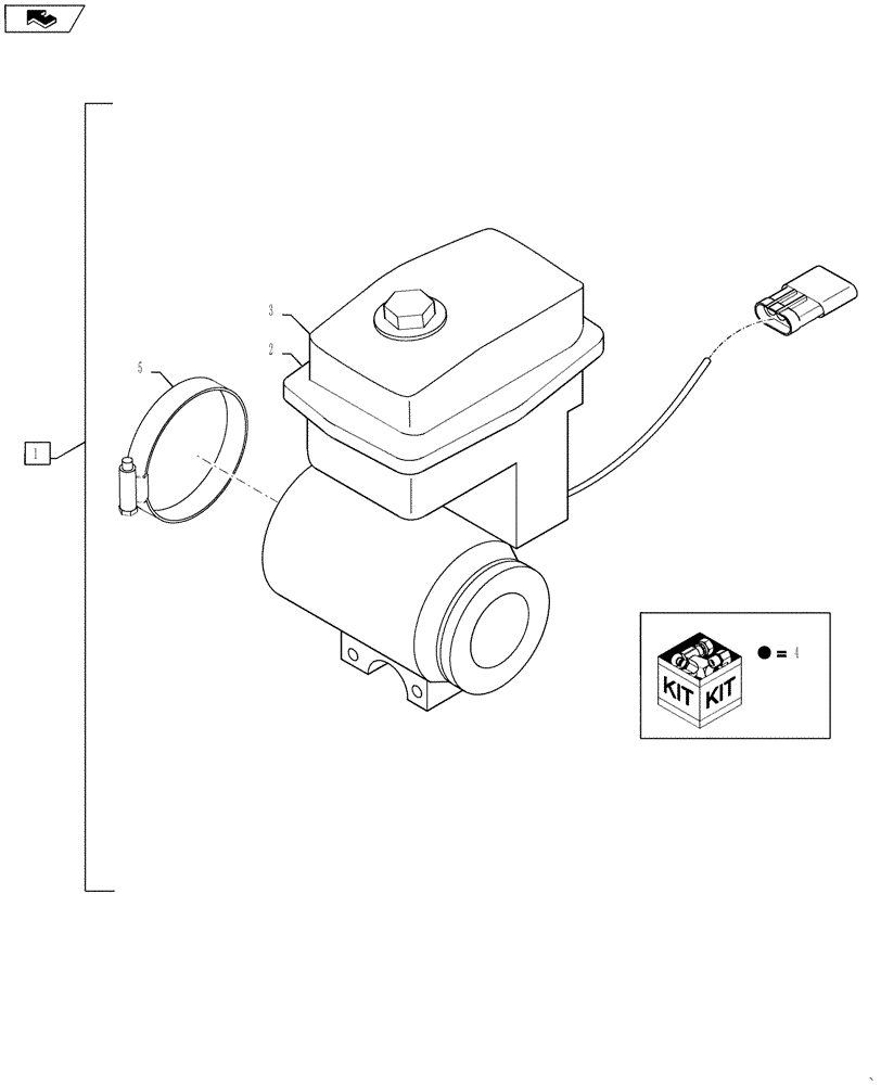 Схема запчастей Case IH 4430 - (40.901.07) - SPARGE CONTROL VALVE (40 ) - PLUMBING