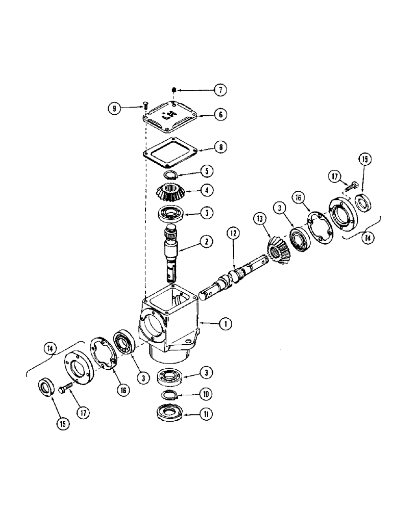 Схема запчастей Case IH ST148 - (50) - GEARBOX 