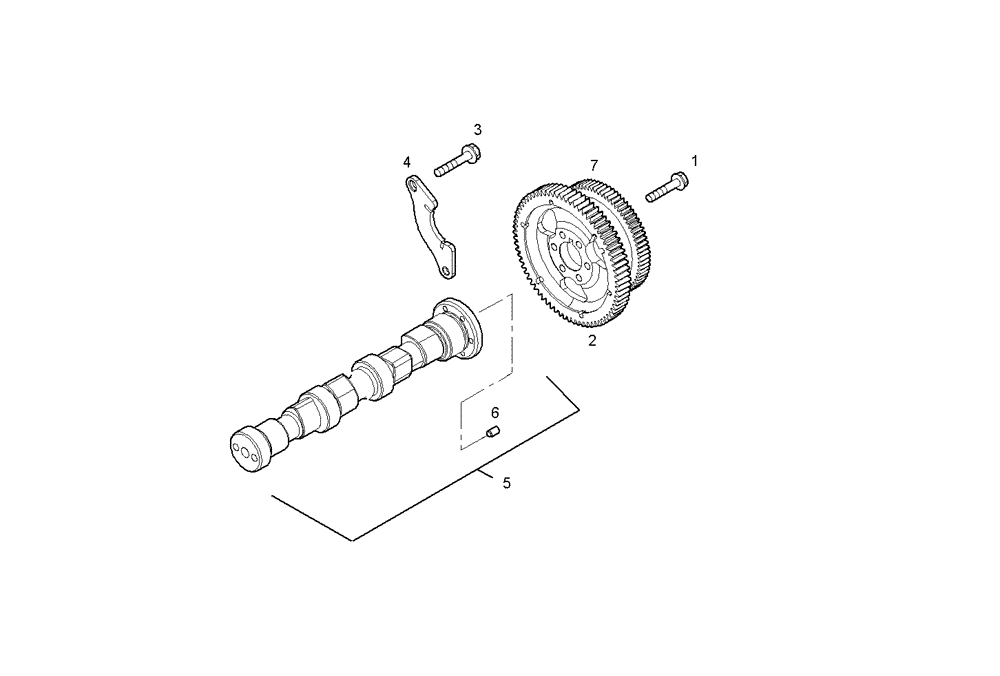 Схема запчастей Case IH F4CE0304A D600 - (1250.093) - TIMING PARTS [UP TO # 272516] 