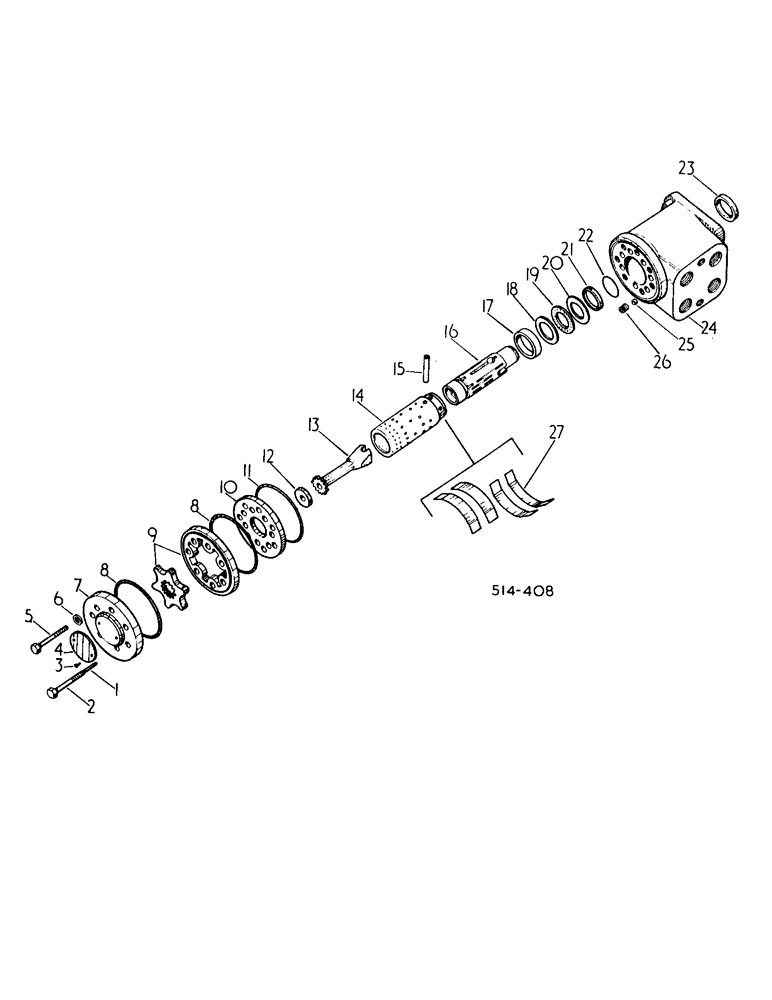 Схема запчастей Case IH 584 - (10-20) - INTEGRAL HYDROSTATIC POWER STEERING VALVE (07) - HYDRAULICS