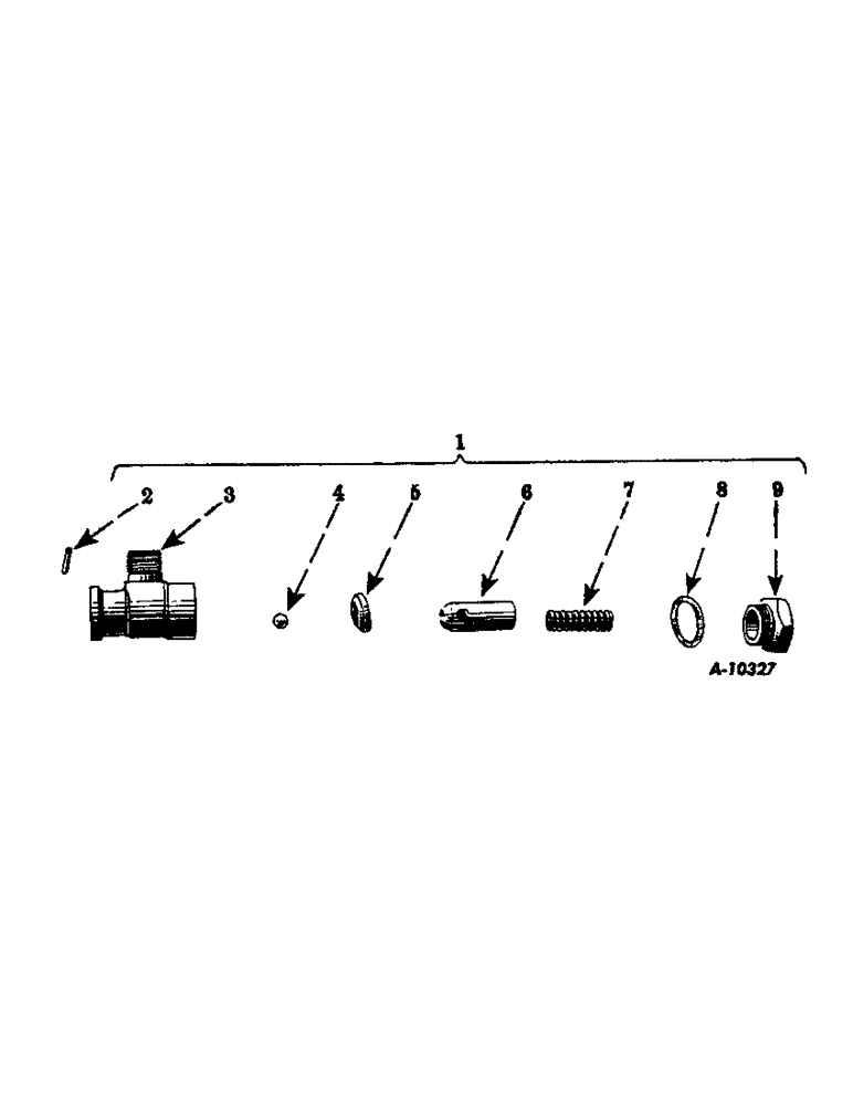 Схема запчастей Case IH FARMALL M - (285) - HYDRAULIC SYSTEM, DELAYED LIFT VALVE (07) - HYDRAULIC SYSTEM