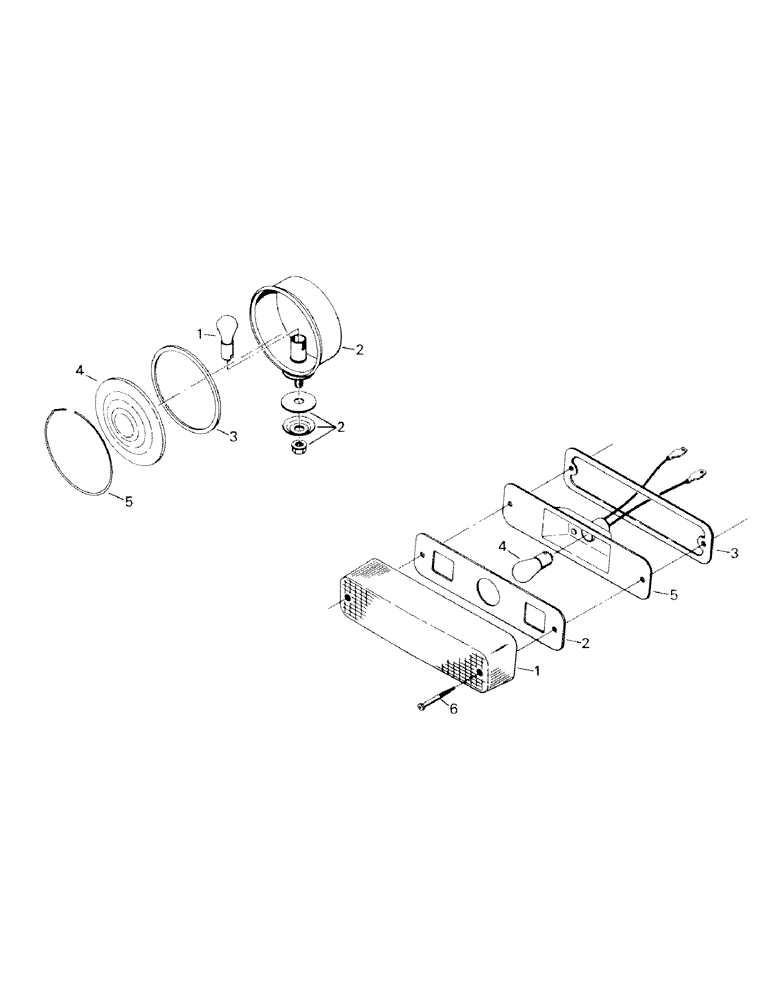 Схема запчастей Case IH KM-360 - (02-21) - LIGHTS (06) - ELECTRICAL