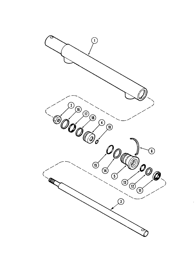 Схема запчастей Case IH 1010 - (08-07) - REEL FORE AND AFT CYLINDER BAT REEL (08) - HYDRAULICS