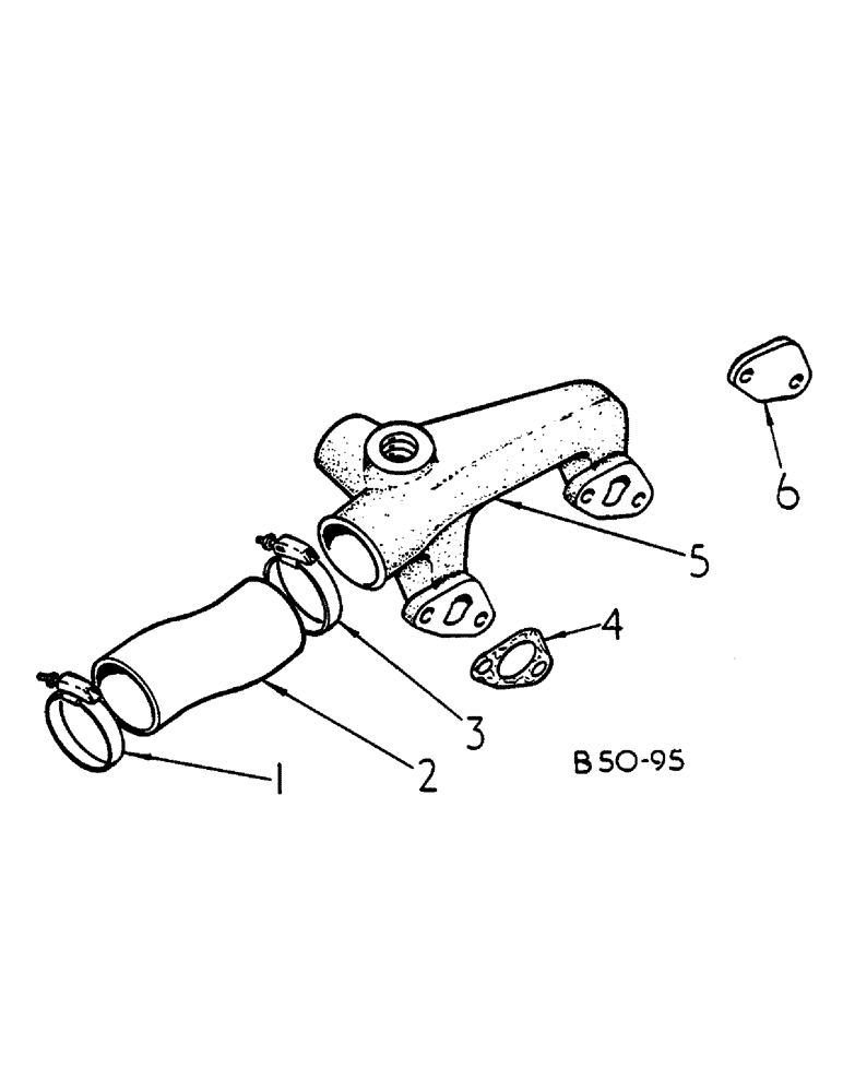 Схема запчастей Case IH 484 - (0F03-2) - COOLANT MANIFOLD Power