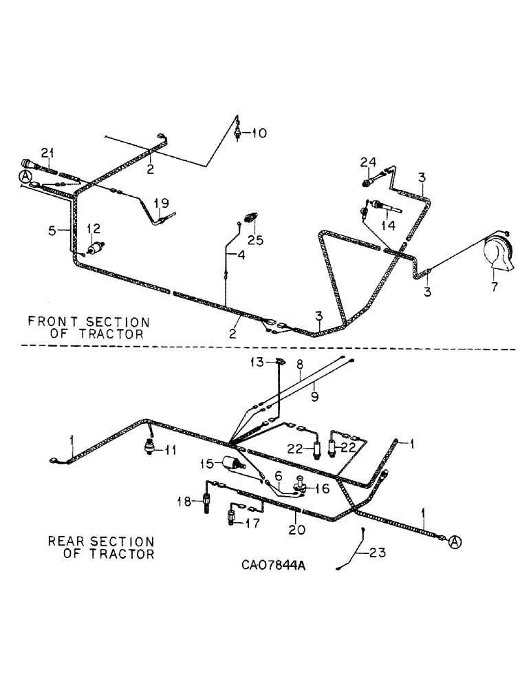 Схема запчастей Case IH 5288 - (08-19) - ELECTRICAL, CHASSIS WIRING, PROBES, SWITCHES AND RELATED PARTS (06) - ELECTRICAL