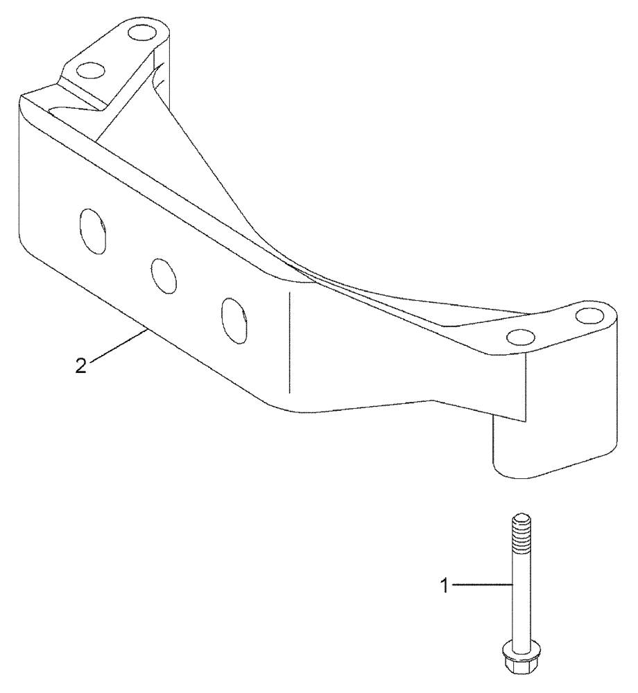 Схема запчастей Case IH TITAN 4520 - (02-004) - ENGINE MOUNTING (01) - ENGINE