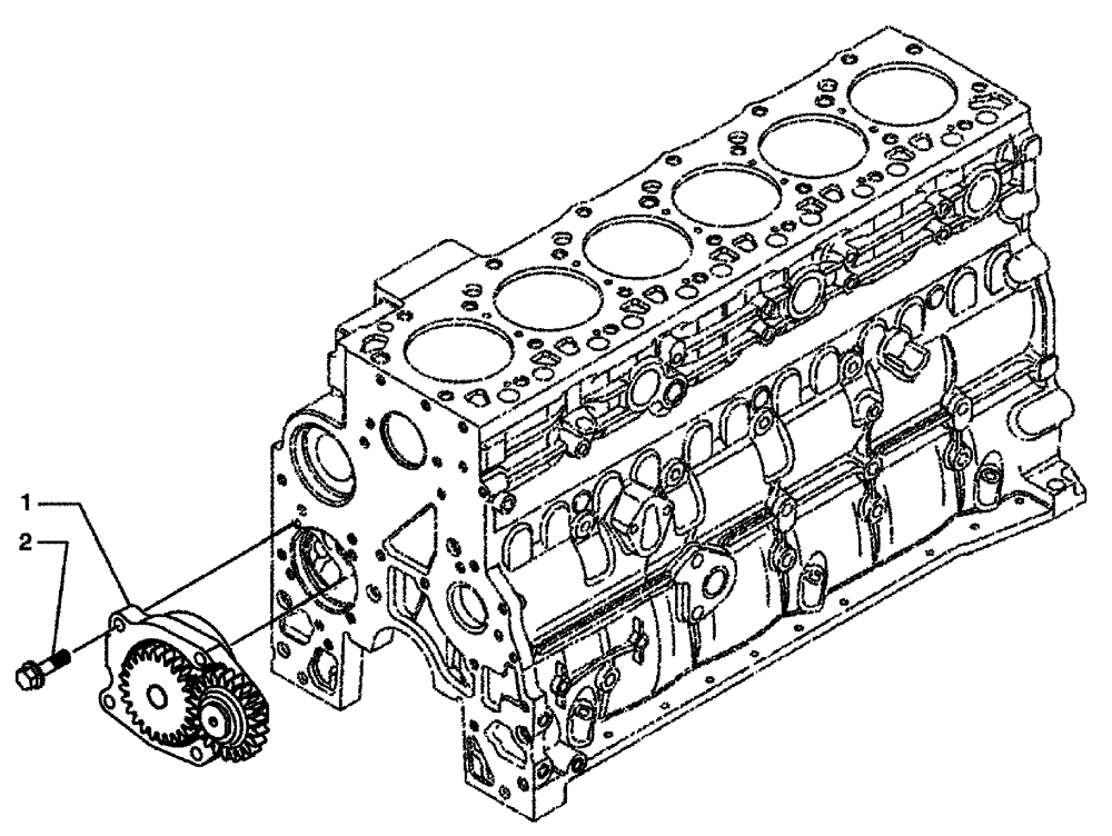 Схема запчастей Case IH SPX3320 - (03-007) - OIL PUMP - ENGINE (01) - ENGINE