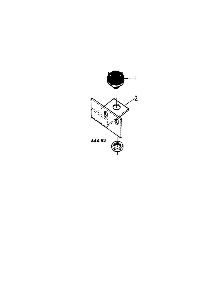 Схема запчастей Case IH 2350 - (3-10[A]) - STOP LIGHT SWITCH, DE-LUXE LIGHTING AND AUSTRIAN MARKET (04) - ELECTRICAL SYSTEMS