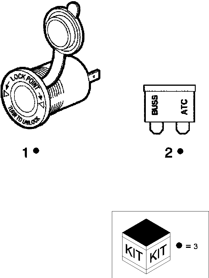 Схема запчастей Case IH SCOUT - (88.100.04) - DIA KIT, ACCESSORY PLUG (88) - ACCESSORIES