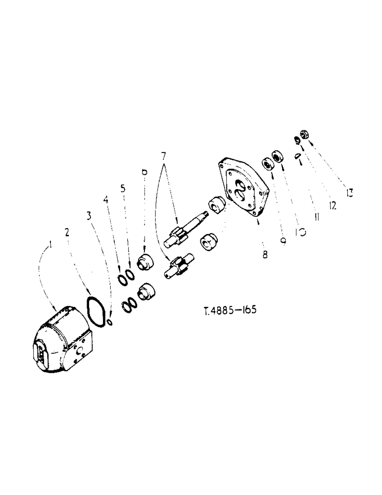 Схема запчастей Case IH 434 - (5-09) - HYDRAULIC PUMP, 3067220R91 - HYDRAULIC ATTACHMENTS (08) - HYDRAULICS