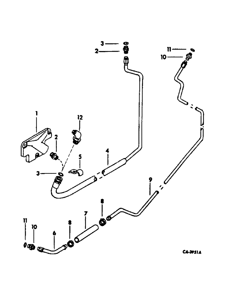 Схема запчастей Case IH 454 - (10-26) - HYDRAULICS, POWER SUPPLY, TRACTORS WITH INTERNAL PUMPS (07) - HYDRAULICS