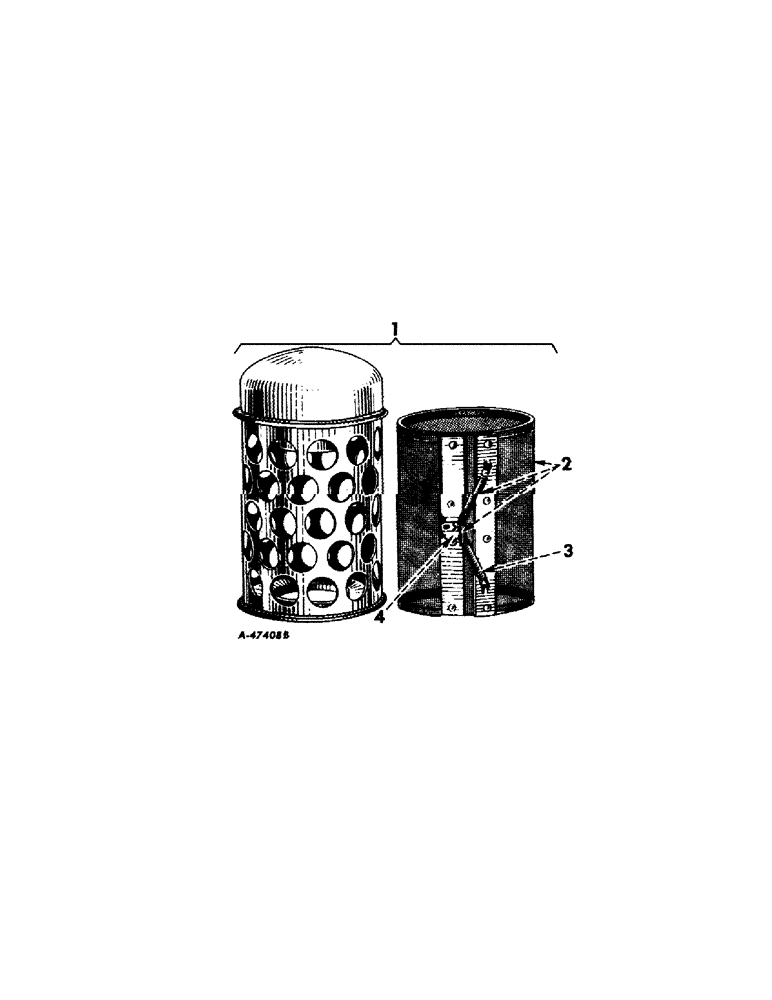 Схема запчастей Case IH 424 - (032[A]) - FUEL SYSTEM, PRE-SCREENER (02) - FUEL SYSTEM