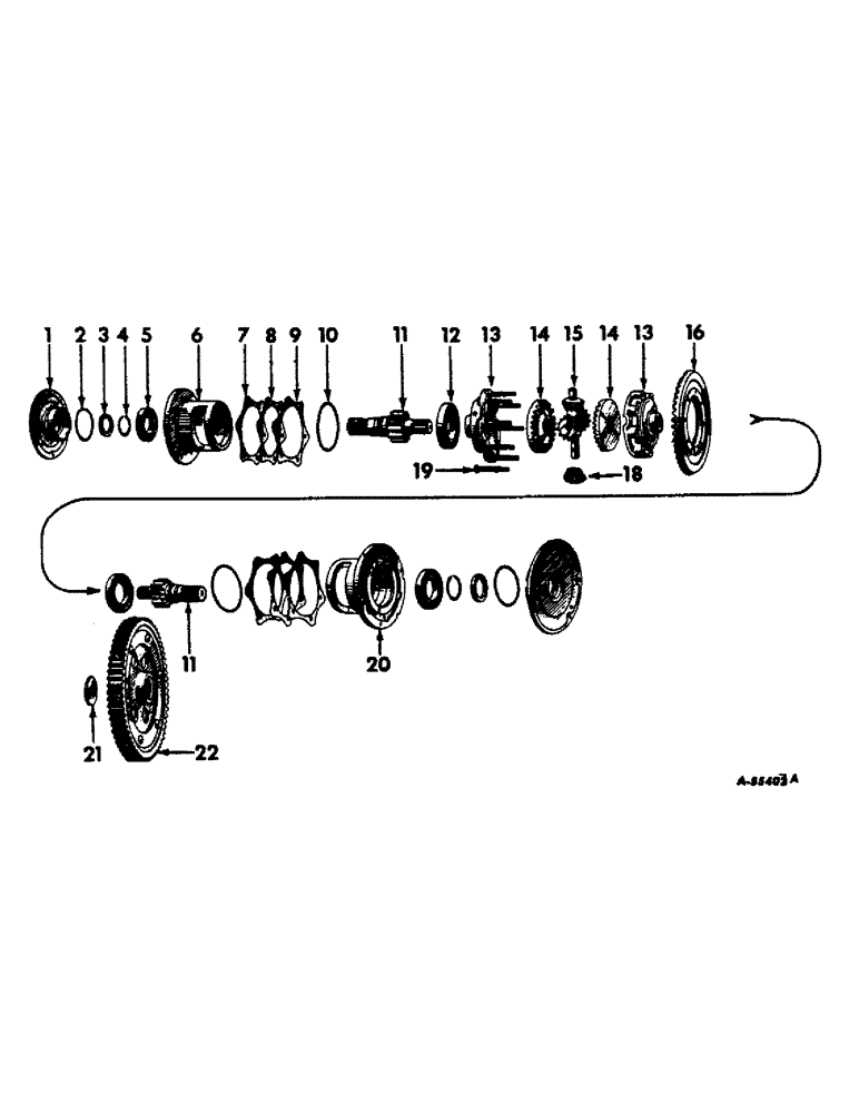 Схема запчастей Case IH 660 - (146) - REAR FRAME & DRIVING MECHANISMS, DIFFERENTIAL Rear Frame & Driving Mechanisms