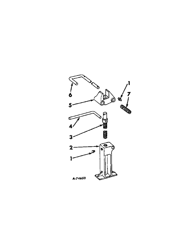 Схема запчастей Case IH 37 - (B-60[B]) - LIFTING JACK ATTACHMENT, 1963 THRU 1967 