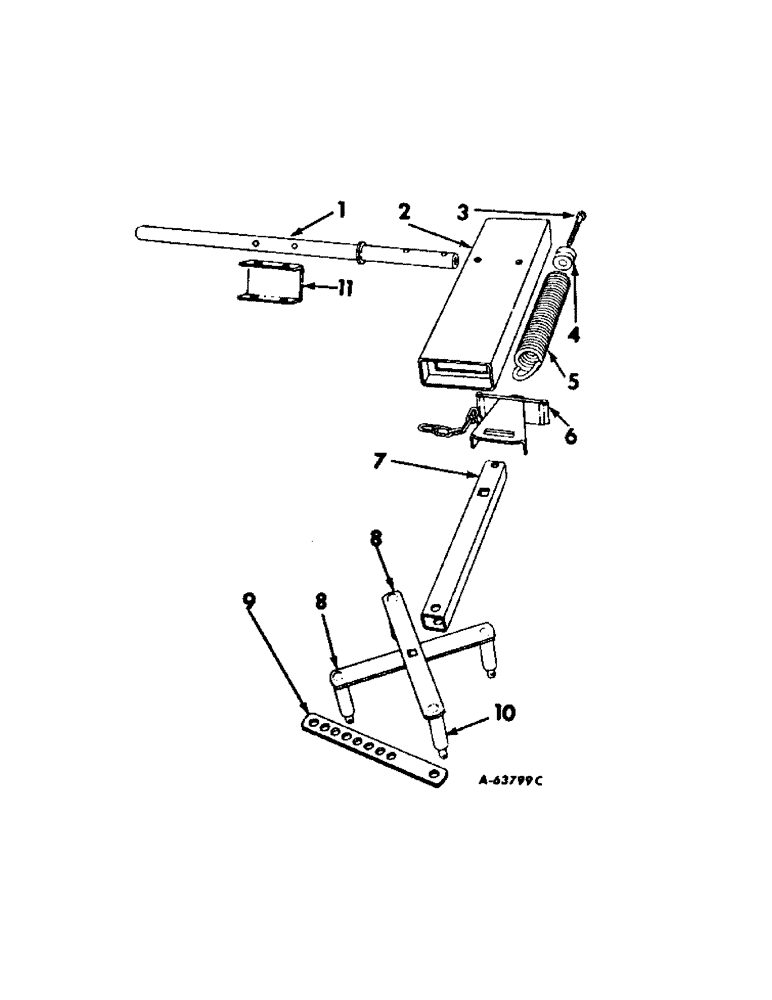 Схема запчастей Case IH 15 - (B-06) - STEERING ARM 