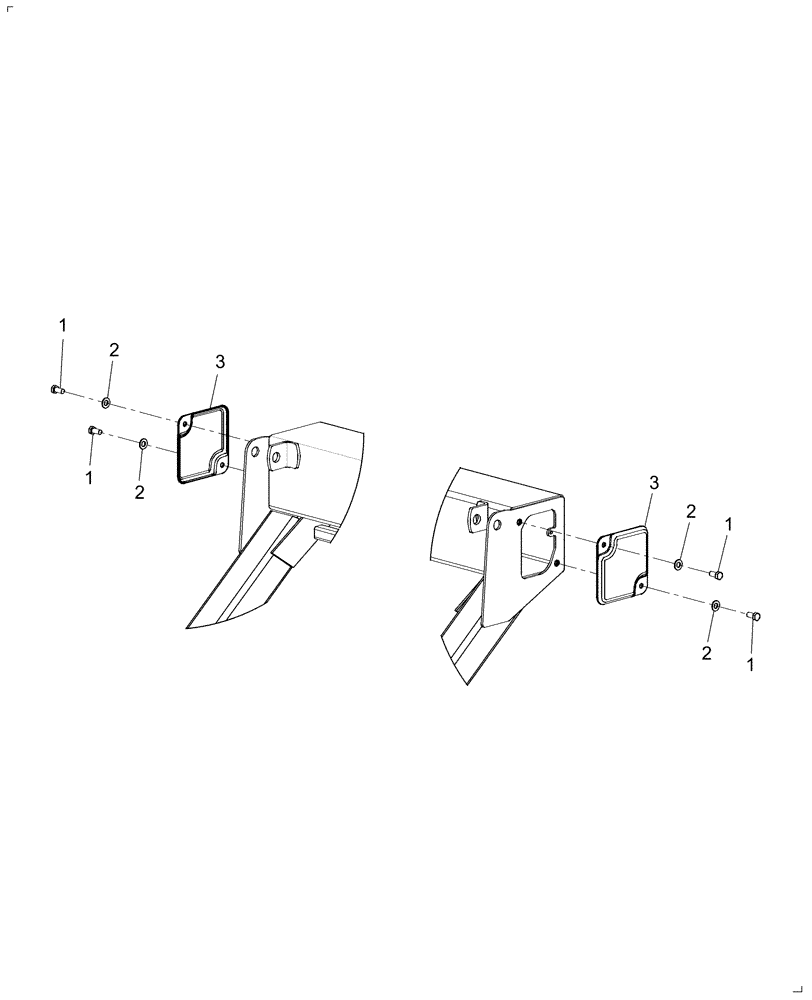 Схема запчастей Case IH DH182 - (20.01.14) - FRAME END CAP (12) - MAIN FRAME