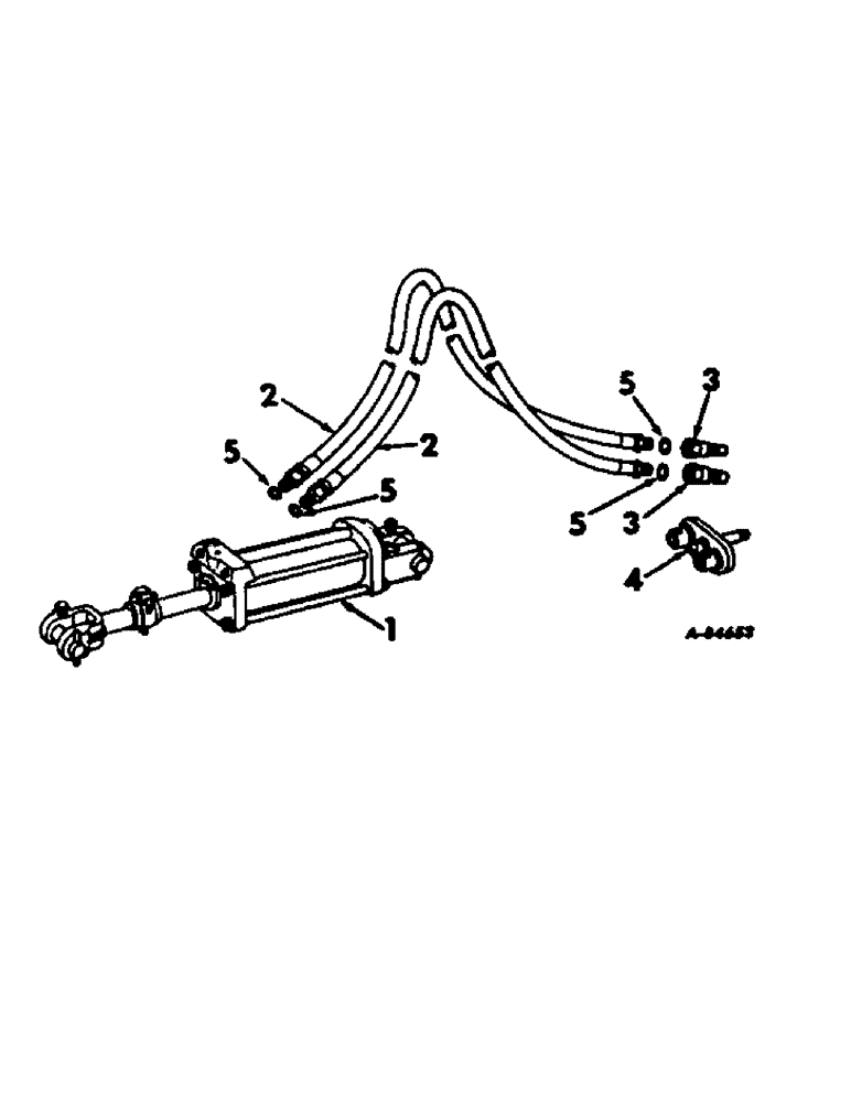 Схема запчастей Case IH 330 - (N-09[A]) - HYDRAULIC CYLINDER AND CONNECTIONS 