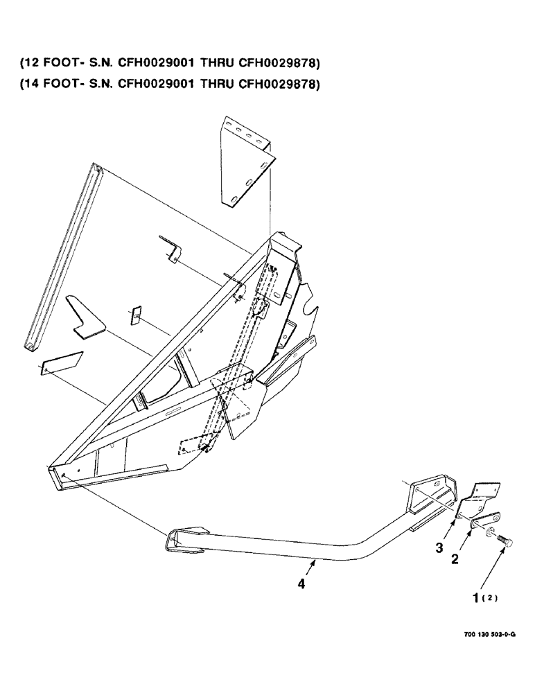 Схема запчастей Case IH 8830 - (9-20) - END PANEL REPLACEMENT KIT, 12, S/N CFH0029001 THRU CFH0029878, 14, S/N CFH0029001 THRU CFH0029878 (09) - CHASSIS