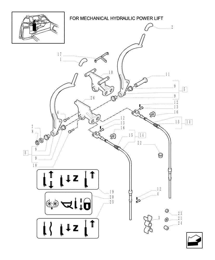 Схема запчастей Case IH MXU125 - (1.96.2/08) - (VAR.355/1) 4 CCLS CONTROL VALVES WITH TRAILER BRAKE VALVE (ITALY) - CONTROL VALVE CONTROL (10) - OPERATORS PLATFORM/CAB