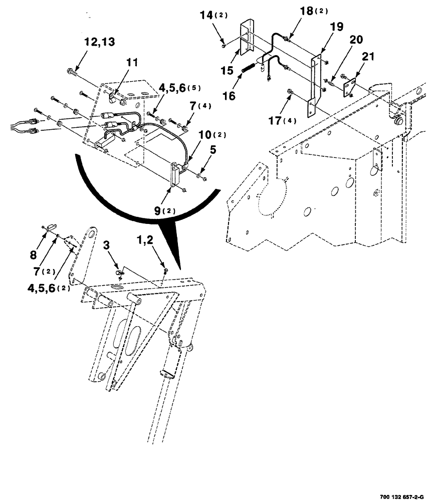 Схема запчастей Case IH RS561A - (4-014) - ELECTRICAL ASSEMBLY,  KICKER (06) - ELECTRICAL