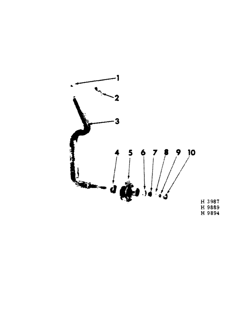 Схема запчастей Case IH 10 - (D-05[1]) - CASTER WHEEL AXLE 