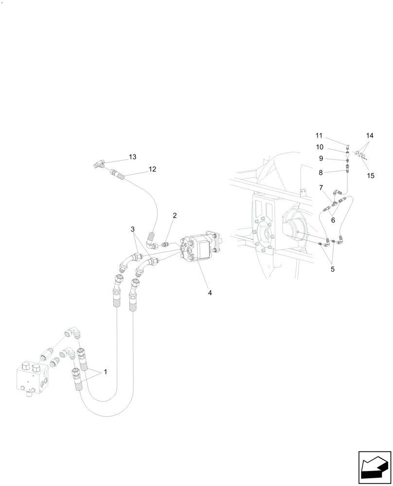 Схема запчастей Case IH A8800 - (35.000.AA[16]) - HYDRAULIC CIRCUIT FAN DRIVE (35) - HYDRAULIC SYSTEMS