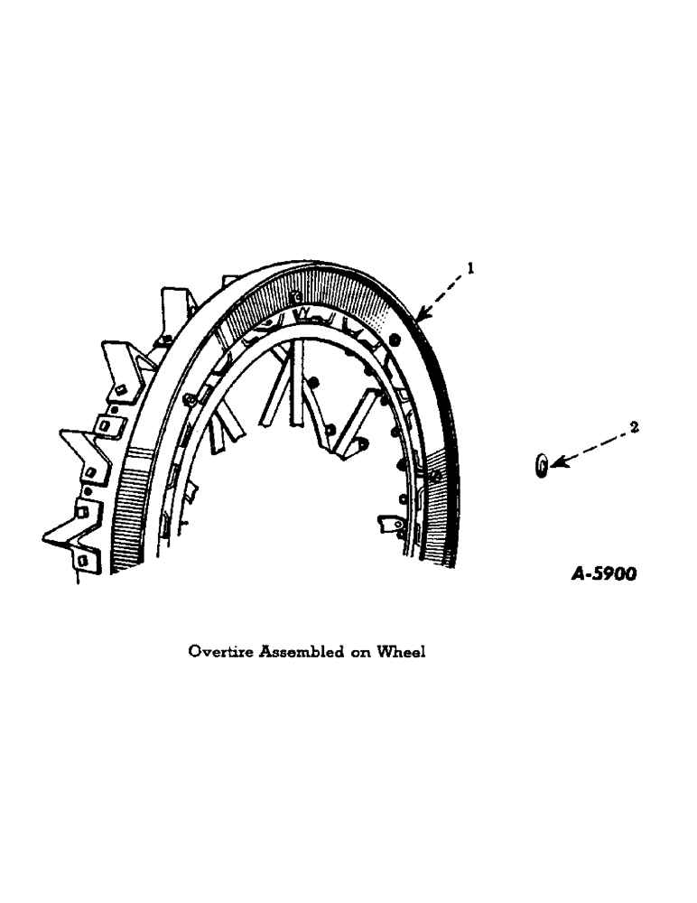 Схема запчастей Case IH SUPER M-TA - (432) - ATTACHMENTS, REAR WHEEL OVERTIRE, SPECIAL, SUPER "M" AND "MD" Attachments