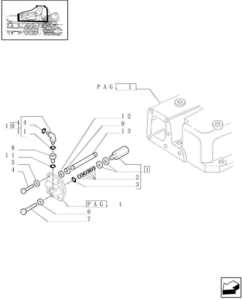 Схема запчастей Case IH JX70U - (1.82.0/02[02]) - (VAR.832-836) ELECTRONIC LIFTING - CYLINDER PRESSURE LIMITING VALVE (07) - HYDRAULIC SYSTEM