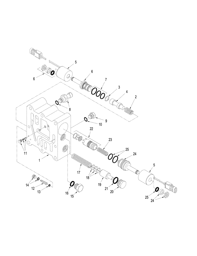 Схема запчастей Case IH STX275 - (06-41[01]) - POWER SHIFT TRANSMISSION - REGULATOR VALVE ASSEMBLY, ASN JEE0104001 (06) - POWER TRAIN