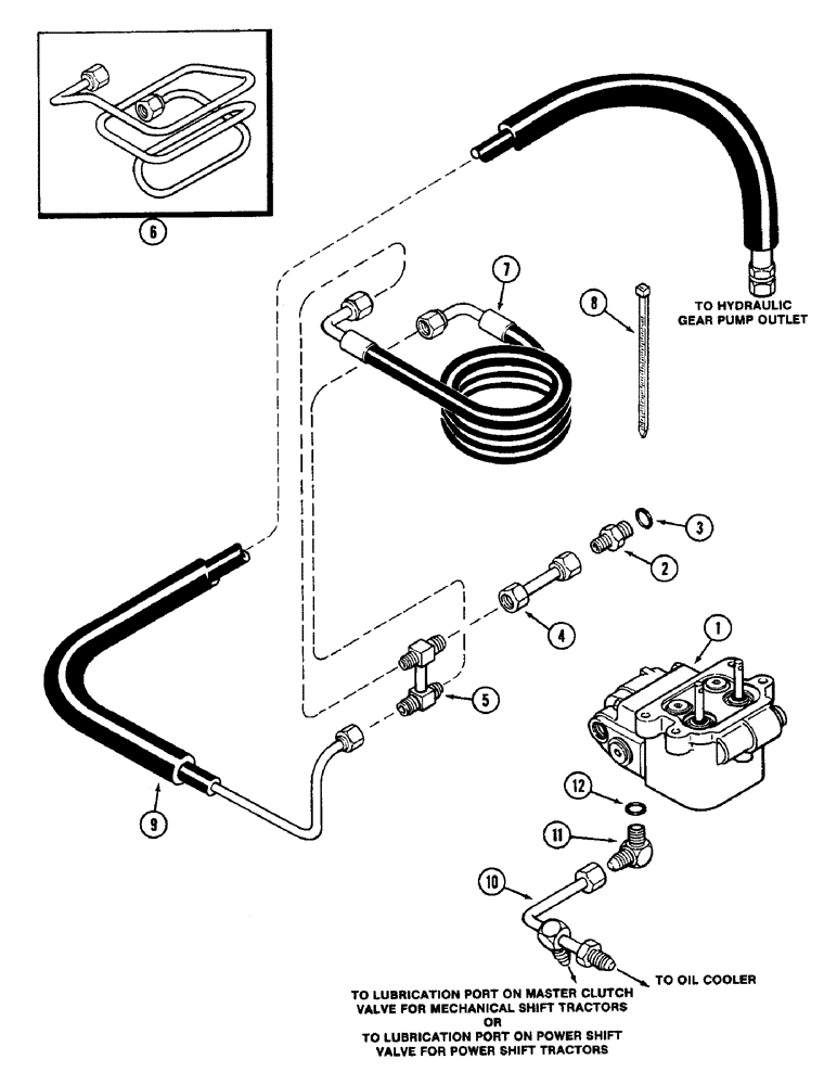 Схема запчастей Case IH 2090 - (7-328) - BRAKE VALVE CIRCUIT (07) - BRAKES