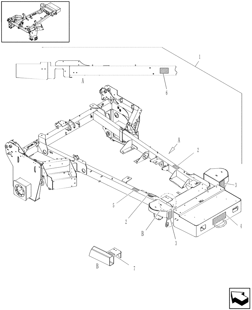 Схема запчастей Case IH WD1903 - (12.05) - MAIN FRAME DECALS (12) - MAIN FRAME