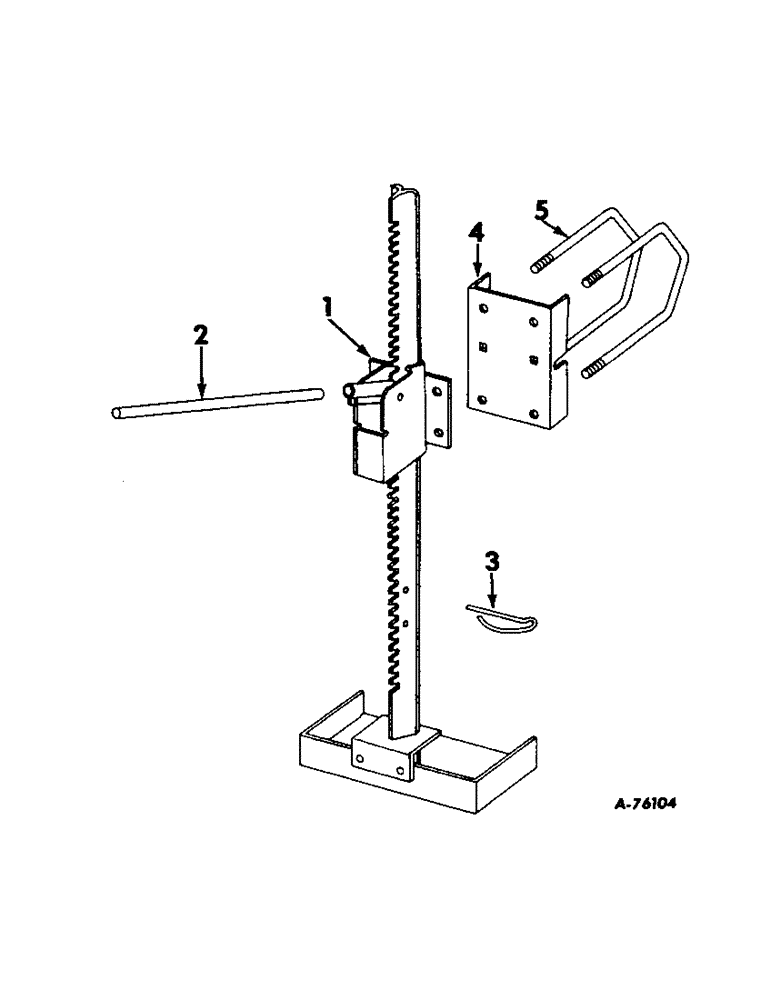 Схема запчастей Case IH 82 - (29) - LIFTING JACK (37) - HITCHES, DRAWBARS & IMPLEMENT COUPLINGS