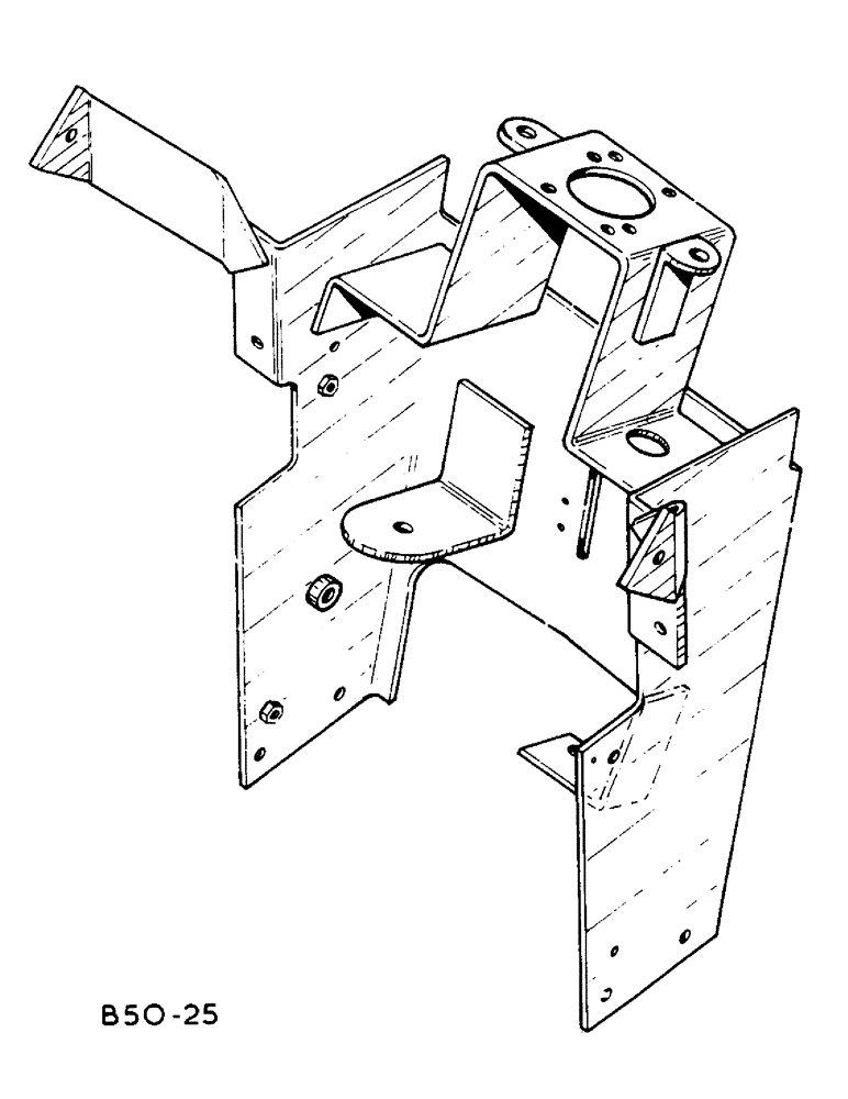 Схема запчастей Case IH 785 - (13-027) - STEERING SUPPORT (05) - SUPERSTRUCTURE