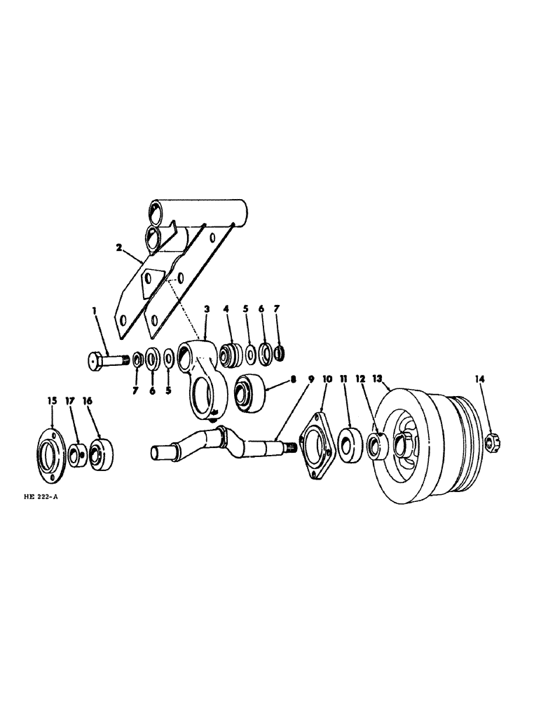 Схема запчастей Case IH 1290 - (28) - KNIFE DRIVE FLYWHEEL CRANK 