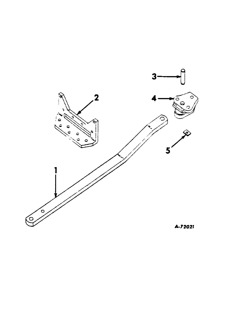 Схема запчастей Case IH 2504 - (245) - DRAWBAR AND HITCHES, SWINGING DRAWBAR Drawbar & Hitches