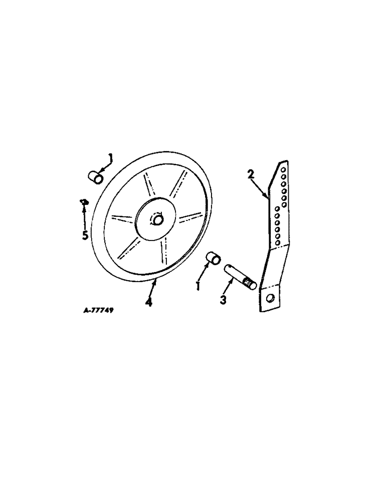 Схема запчастей Case IH 27 - (C-32[A]) - PICKUP WHEEL ATTACHMENT 