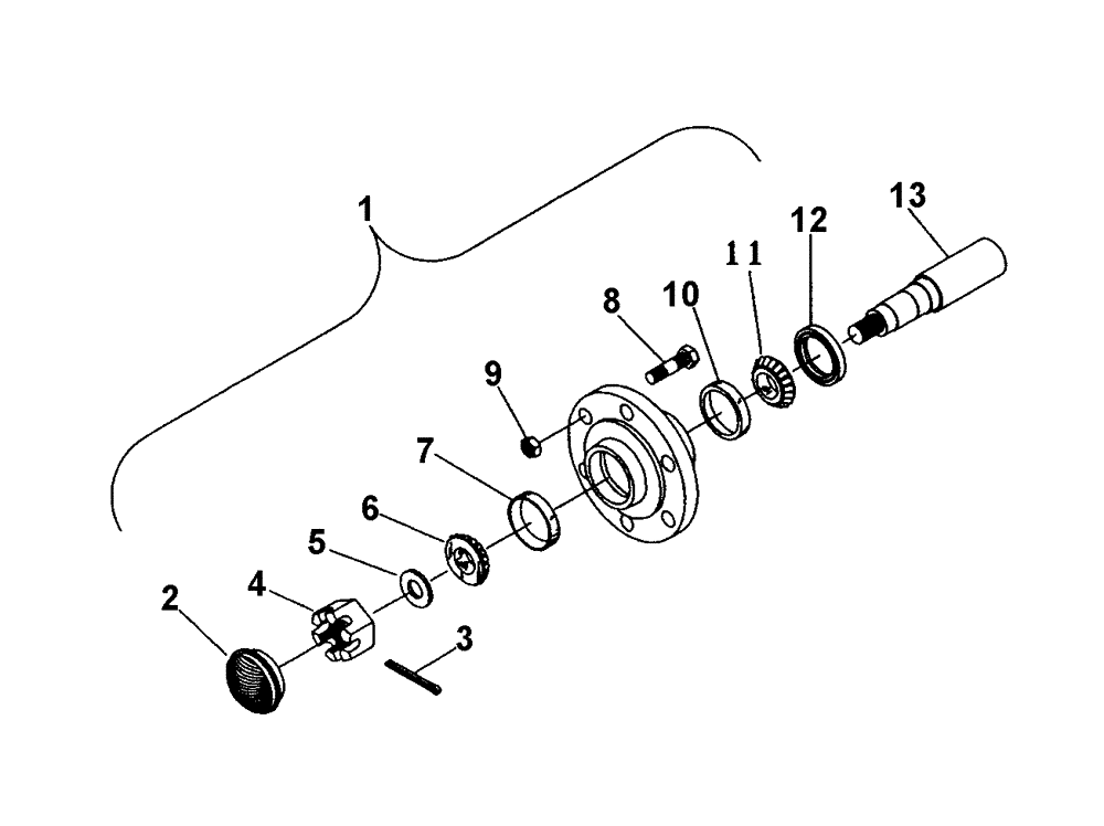 Схема запчастей Case IH TIGER-MATE - (09-08) - STABILIZER WHEEL HUB (09) - CHASSIS/ATTACHMENTS