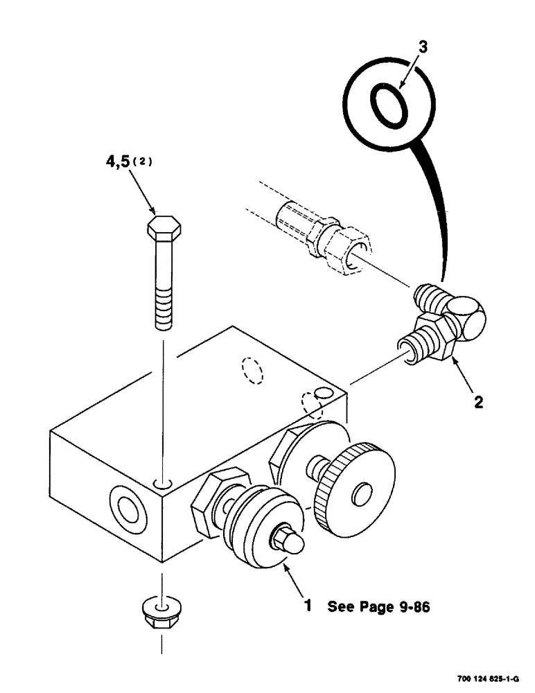 Схема запчастей Case IH 8465 - (9-88) - MESH WRAP HYDRAULIC CONTROL VALVE SERVICE KIT, 700124625 HYD. CONTROL VALVE SERVICE KIT COMPLETE Decals & Attachments