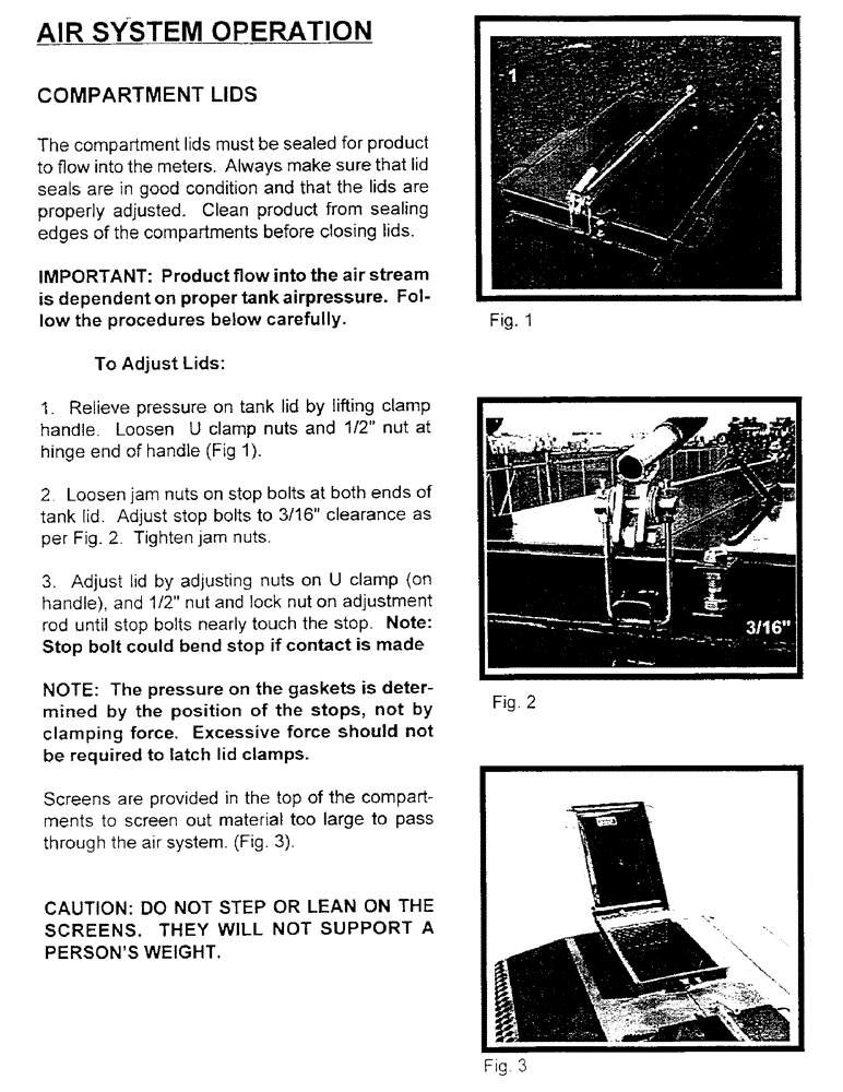 Схема запчастей Case IH 2400 - (B03) - AIR SYSTEM OPERATION 