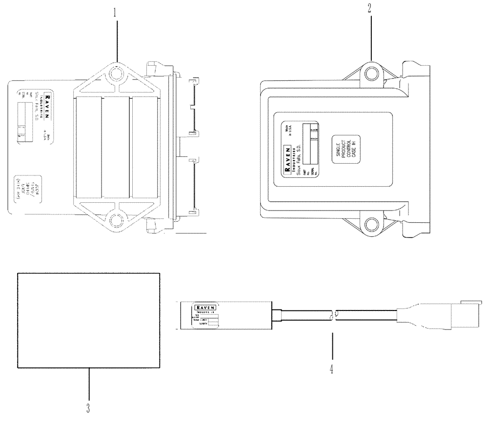 Схема запчастей Case IH 810 - (13-003[02]) - CAB GROUP, SCS5000 (06) - ELECTRICAL