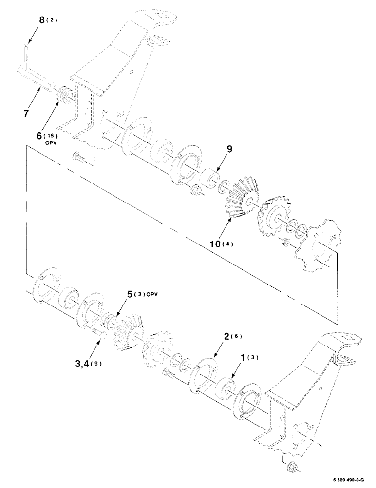 Схема запчастей Case IH 8725 - (02-04) - DRIVE ASSEMBLY, 30" ROW (09) - CHASSIS